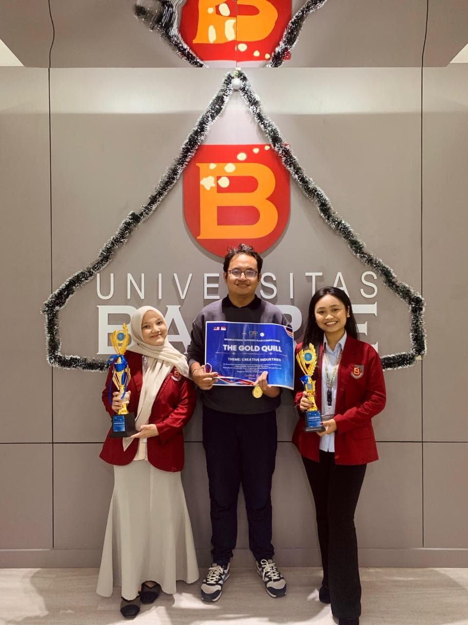 The Gold Quill & Triple International Honors