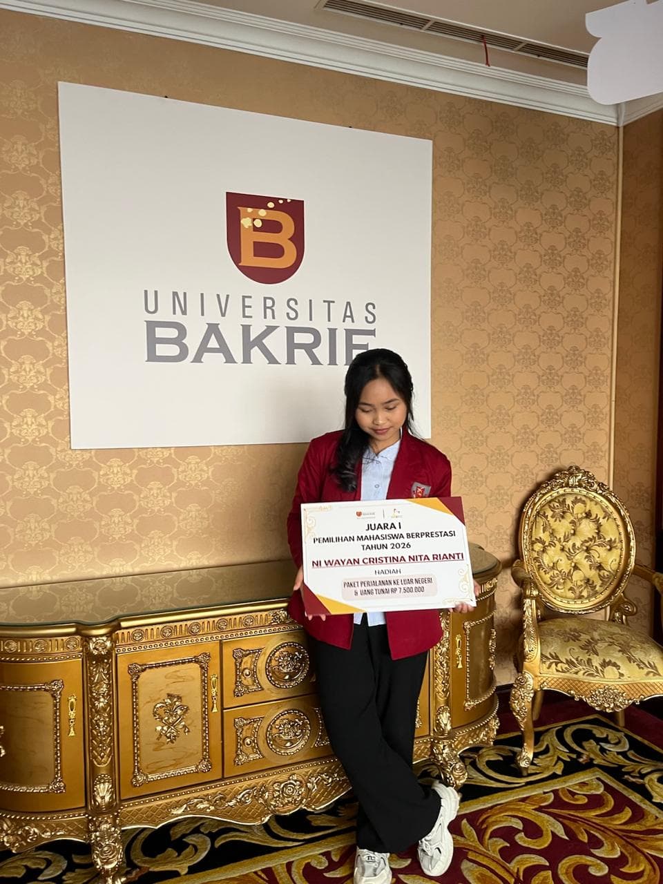 1st Place — Outstanding Student (Pilmapres 2026)
