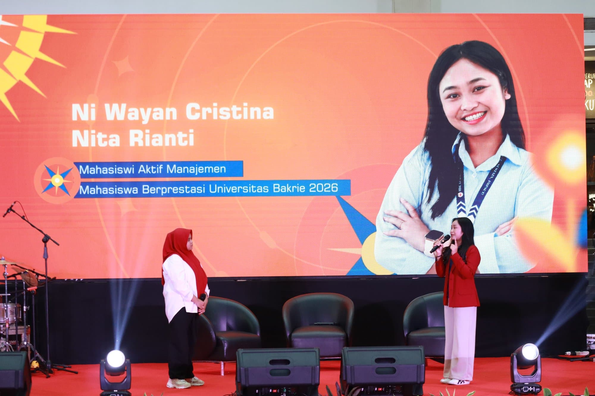 Official Master of Ceremonies credential banner for major institutional events.